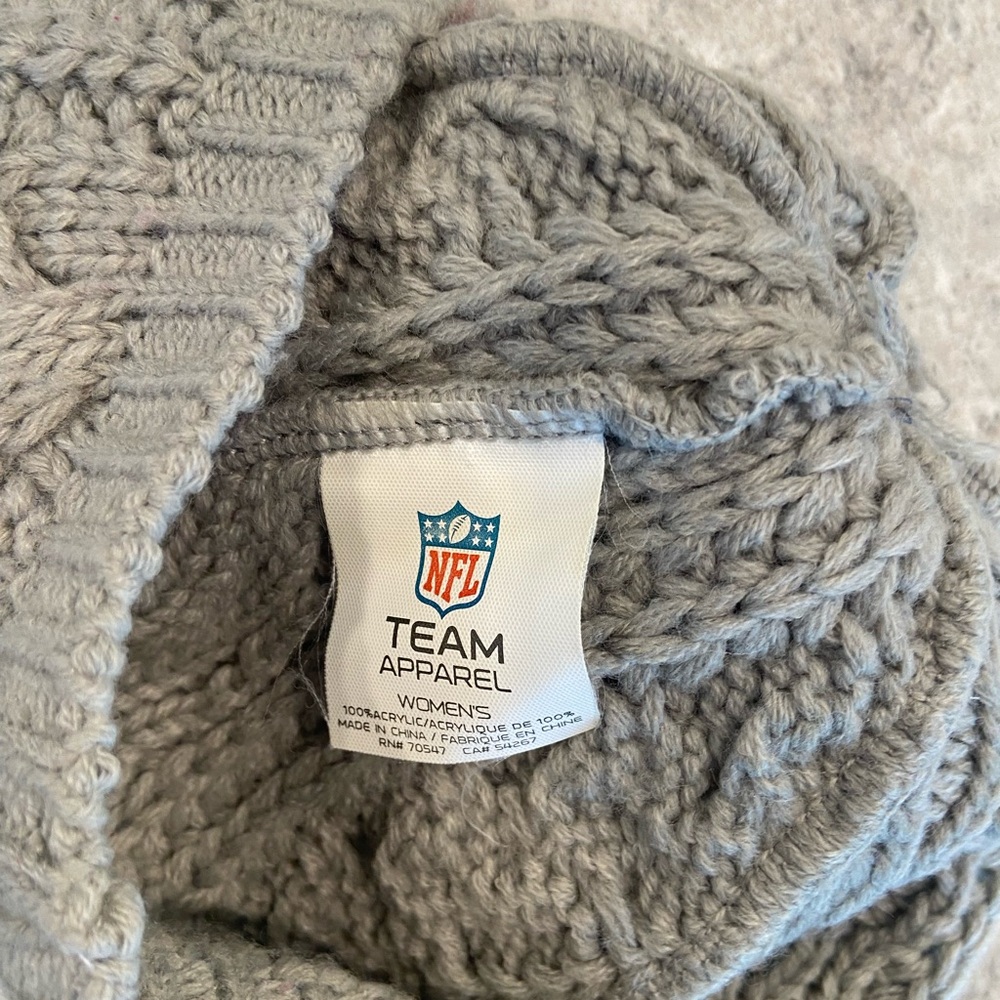 Baltimore Ravens NFL Gray Knit Beanie with Logo - Picture 5 of 6